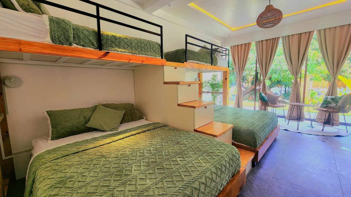 Family bedroom at Villa Silana